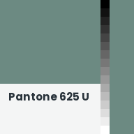Color chip: Pantone 625 U
