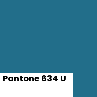 Color chip: Pantone 634 U