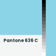 Color chip: Pantone 636 C