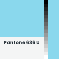 Color chip: Pantone 636 U