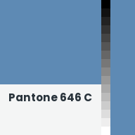 Color chip: Pantone 646 C