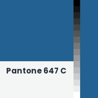 Color chip: Pantone 647 C