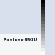 Color chip: Pantone 650 U