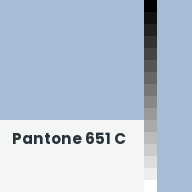 Color chip: Pantone 651 C