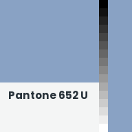 Color chip: Pantone 652 U