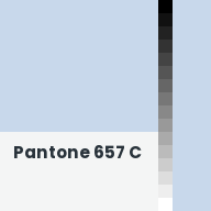 Color chip: Pantone 657 C