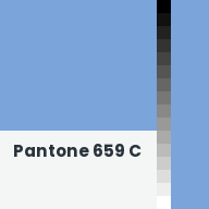 Color chip: Pantone 659 C
