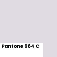 Color chip: Pantone 664 C