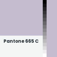 Color chip: Pantone 665 C