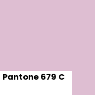 Color chip: Pantone 679 C