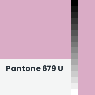 Color chip: Pantone 679 U