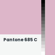 Color chip: Pantone 685 C