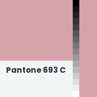 Color chip: Pantone 693 C