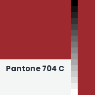 Color chip: Pantone 704 C