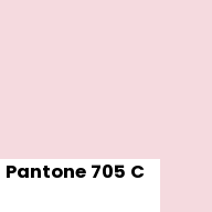 Color chip: Pantone 705 C