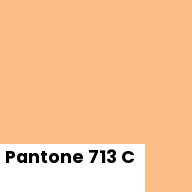 Color chip: Pantone 713 C