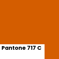 Color chip: Pantone 717 C