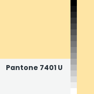 Color chip: Pantone 7401 U