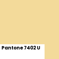 Color chip: Pantone 7402 U