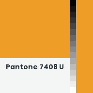 Color chip: Pantone 7408 U