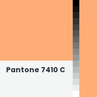 Color chip: Pantone 7410 C