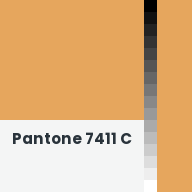 Color chip: Pantone 7411 C