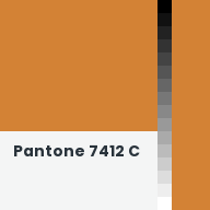 Color chip: Pantone 7412 C