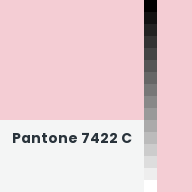 Color chip: Pantone 7422 C