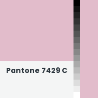 Color chip: Pantone 7429 C