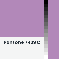 Color chip: Pantone 7439 C