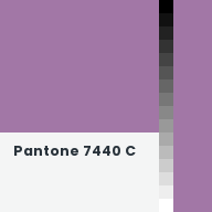 Color chip: Pantone 7440 C