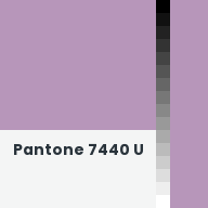 Color chip: Pantone 7440 U