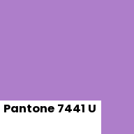 Color chip: Pantone 7441 U