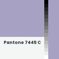 Color chip: Pantone 7445 C
