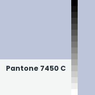 Color chip: Pantone 7450 C