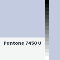 Color chip: Pantone 7450 U
