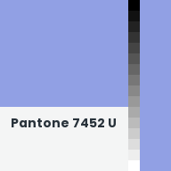 Color chip: Pantone 7452 U