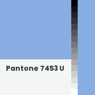 Color chip: Pantone 7453 U