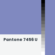 Color chip: Pantone 7456 U