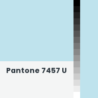 Color chip: Pantone 7457 U