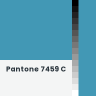 Color chip: Pantone 7459 C