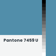 Color chip: Pantone 7459 U