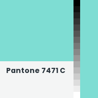 Color chip: Pantone 7471 C