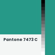 Color chip: Pantone 7473 C