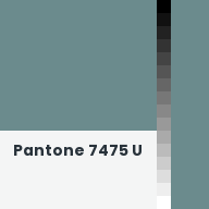 Color chip: Pantone 7475 U