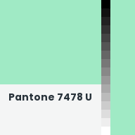 Color chip: Pantone 7478 U