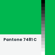 Color chip: Pantone 7481 C
