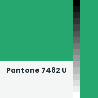 Color chip: Pantone 7482 U