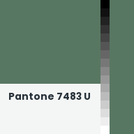 Color chip: Pantone 7483 U