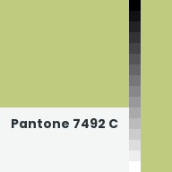 Color chip: Pantone 7492 C
